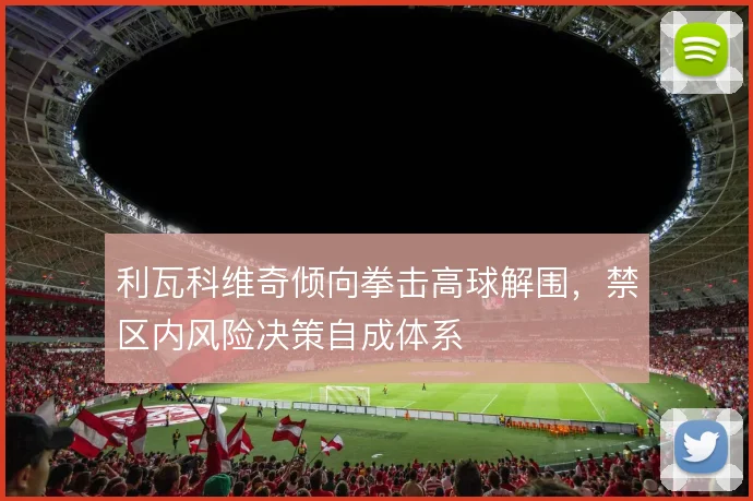 利瓦科维奇倾向拳击高球解围，禁区内风险决策自成体系