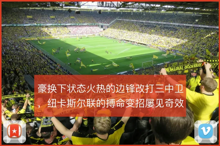 豪换下状态火热的边锋改打三中卫，纽卡斯尔联的搏命变招屡见奇效